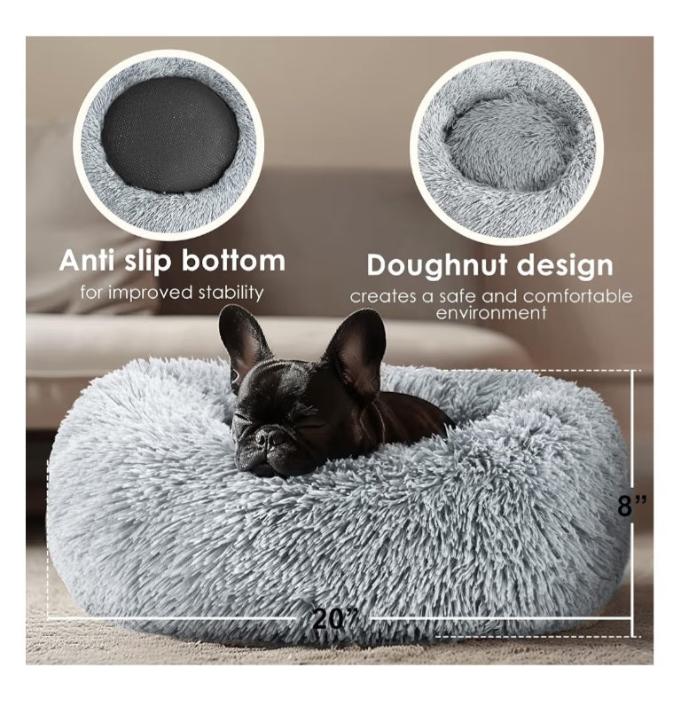 Cama calmante para perros y gatos pequeños