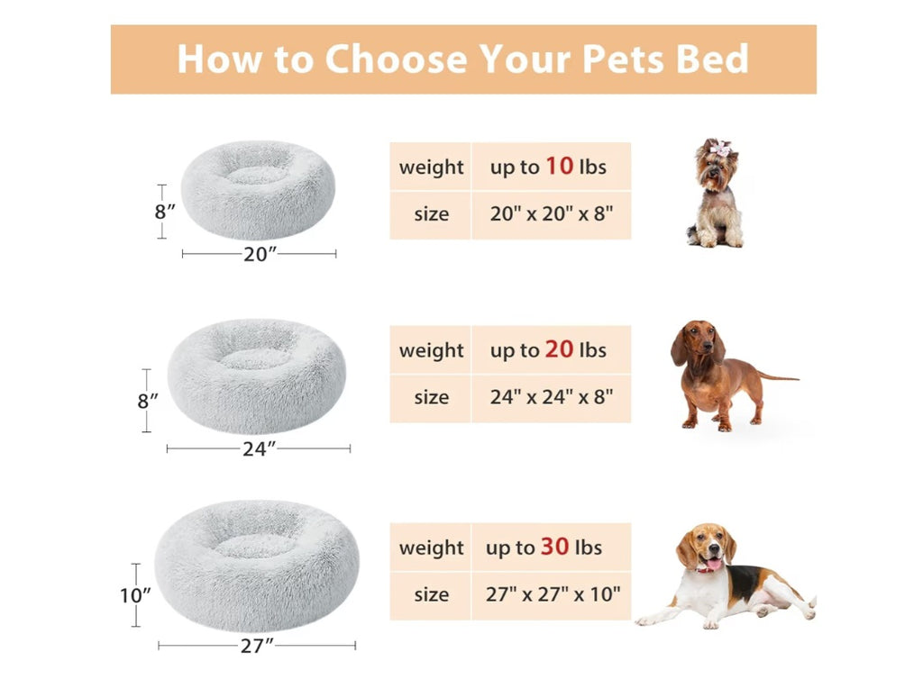 Cama calmante antiansiedad 60x60 cm