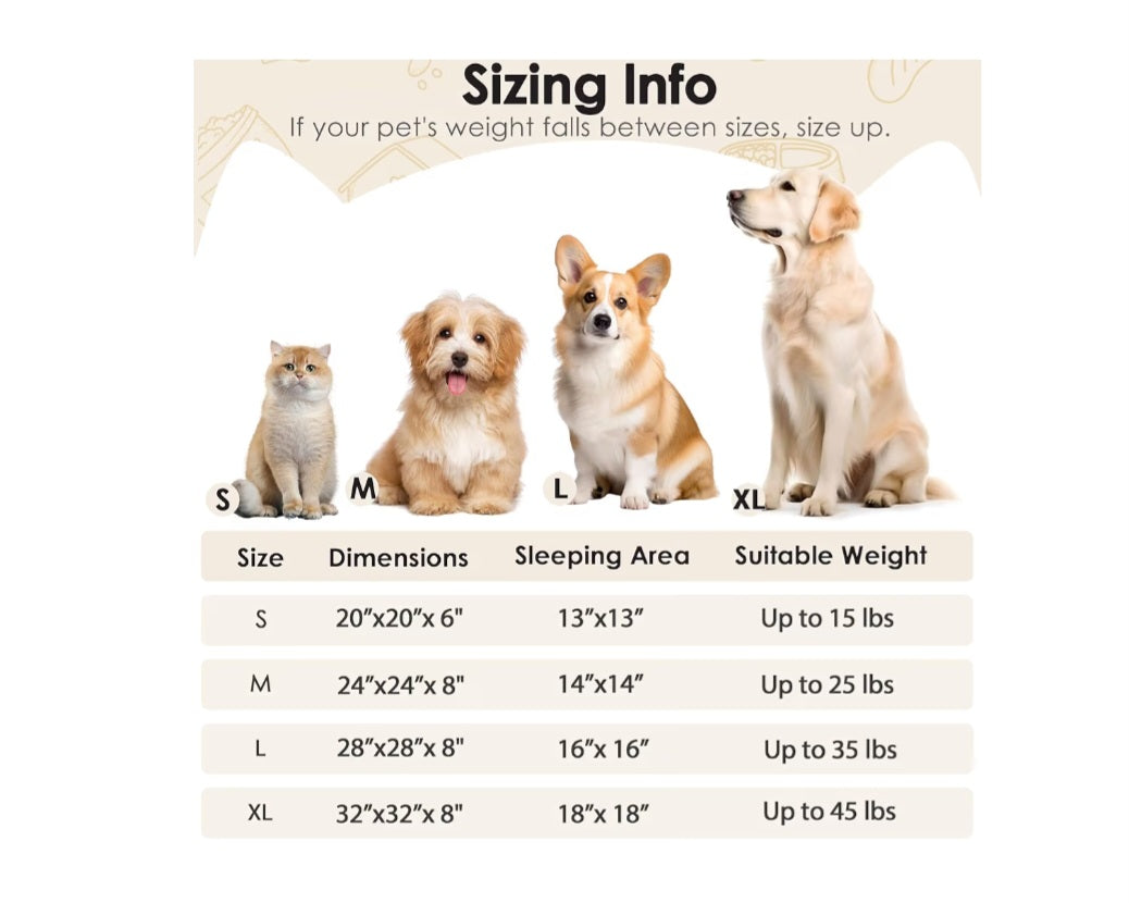 Cama calmante antiansiedad Talla M